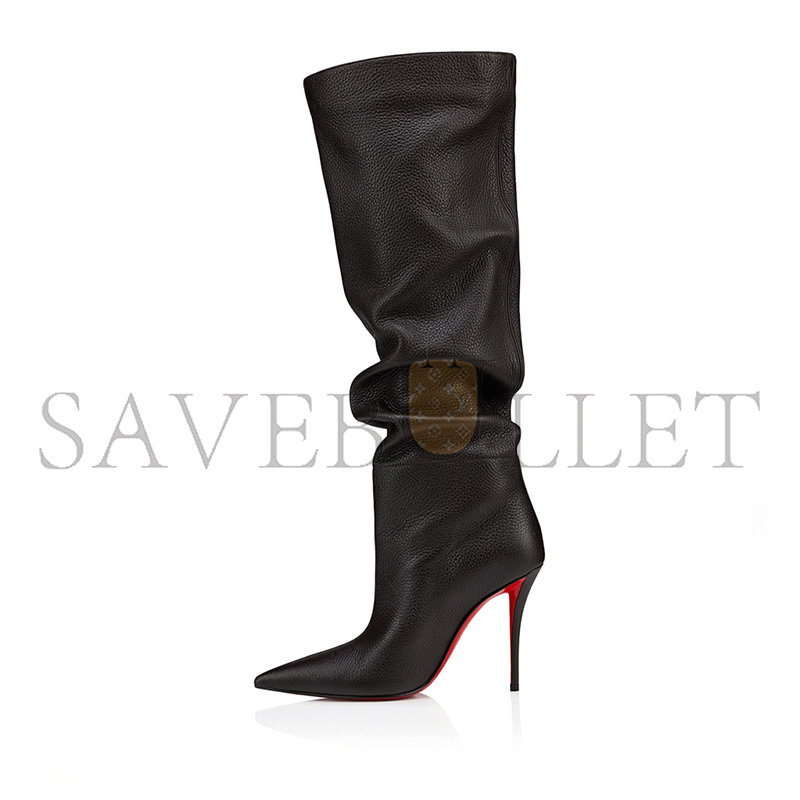 CHRISTIAN LOUBOUTIN ZEPENDRIS LEATHER KNEE-HIGH BOOTS